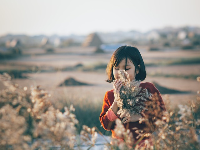 女子の写真