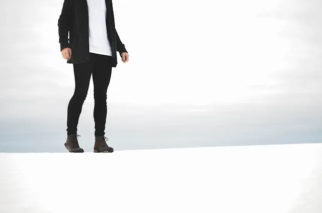 男装の人