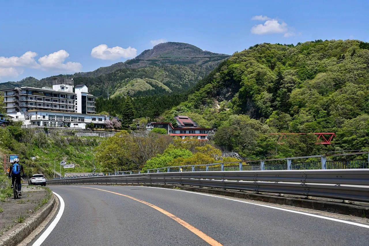 ひうらさんの夫の故郷の温泉街