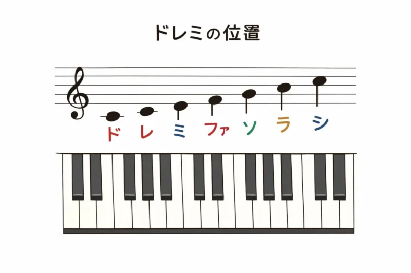 楽譜と鍵盤楽器