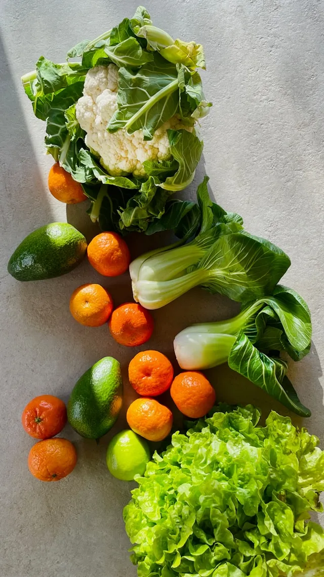 さまざまな種類の野菜