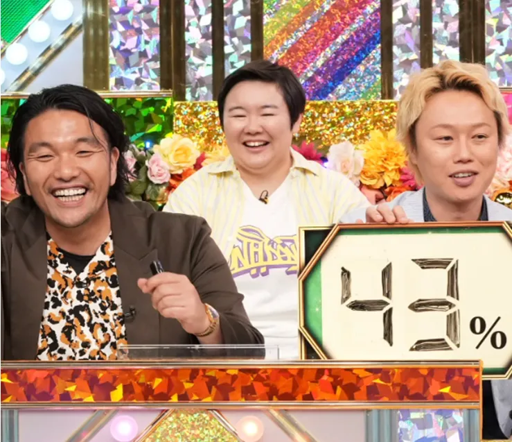 やす子と芸人・見取り図の2人